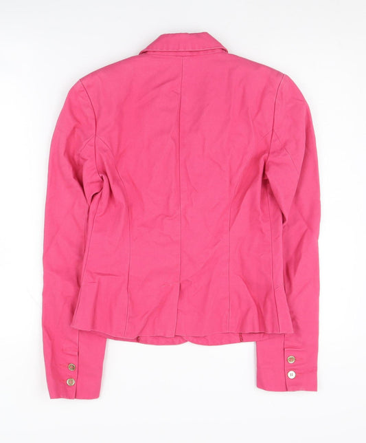 TROLL Pink Women’s Blazer XS with Notch Lapel