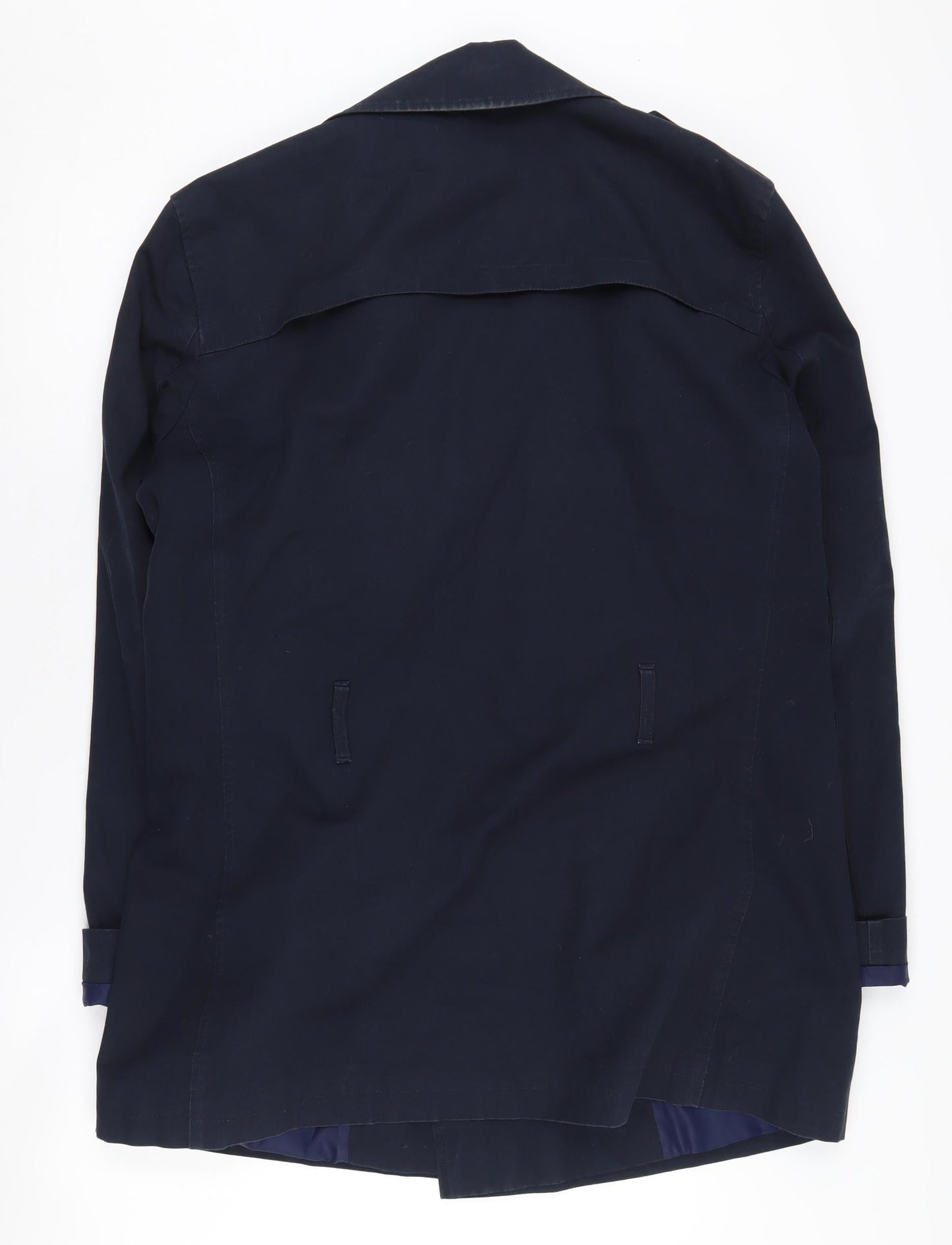 River Island Men's Blue Cotton Coat - Size L