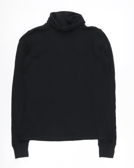 Mountain Warehouse Women's Black Roll Neck Jumper, Size 10