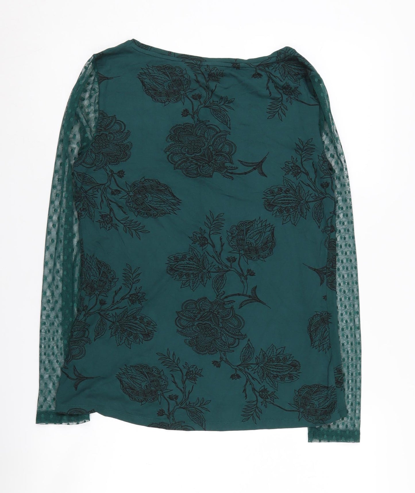 Marks and Spencer Green Floral Blouse UK 12