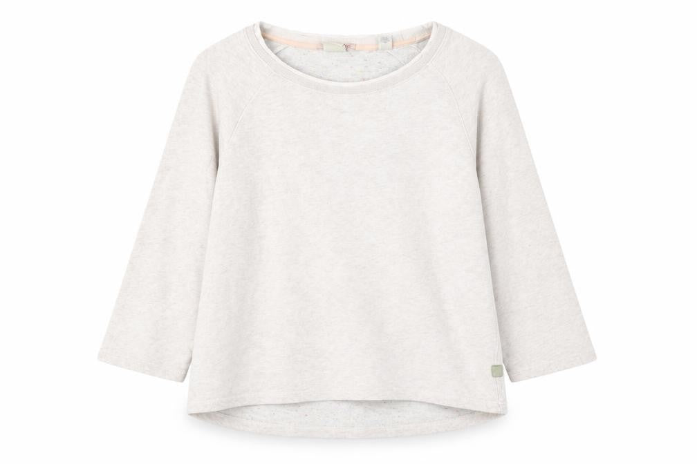 Scotch & Soda Women's Ivory Pullover Sweatshirt, S