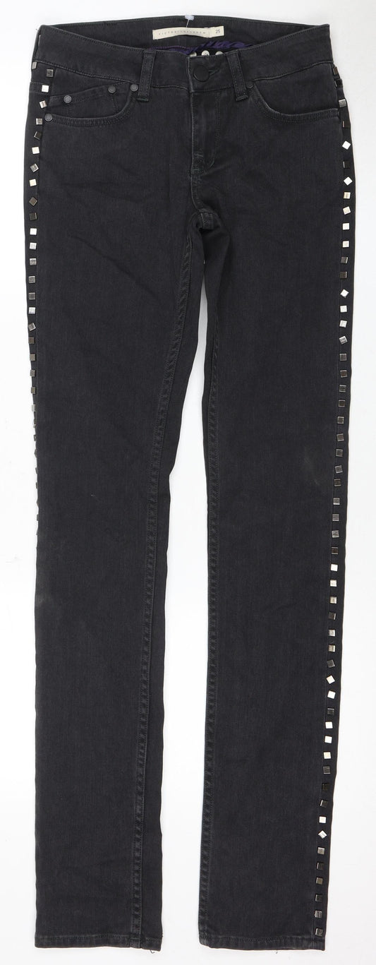 Victoria Beckham Women Black Skinny Jeans Size 25