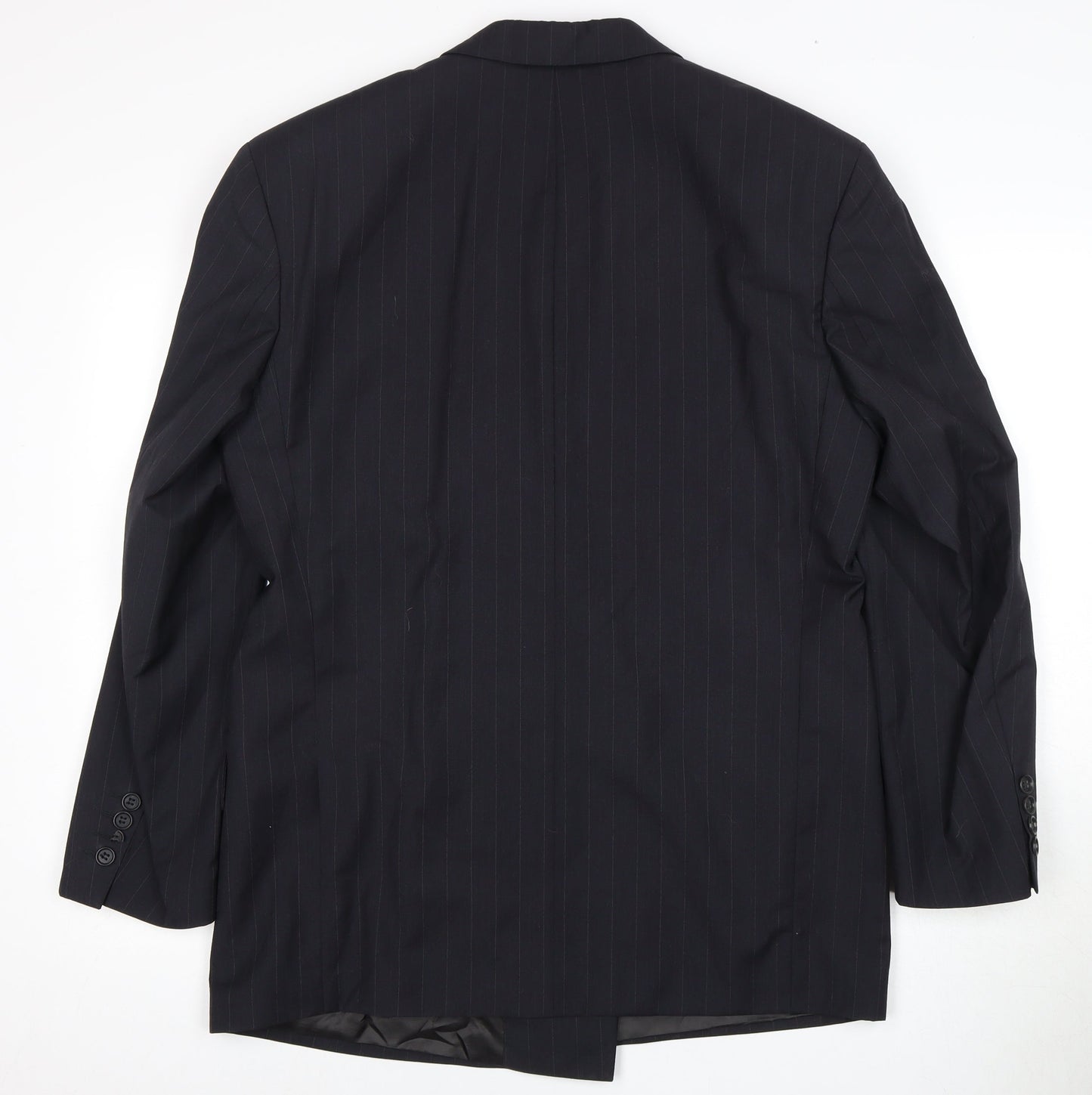 Hugo Boss Men's Blue Striped Suit Jacket UK 40 Classic