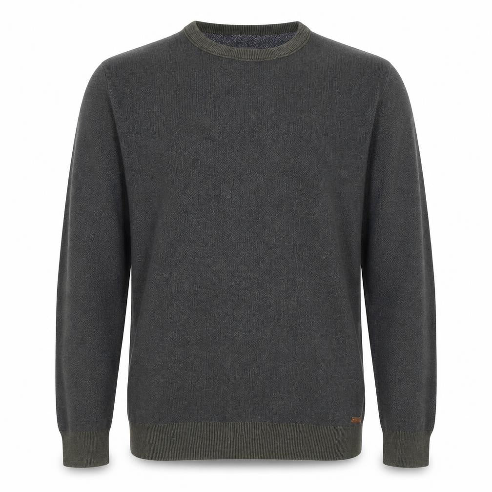 RJR John Rocha Men's Grey Cotton Pullover Jumper M