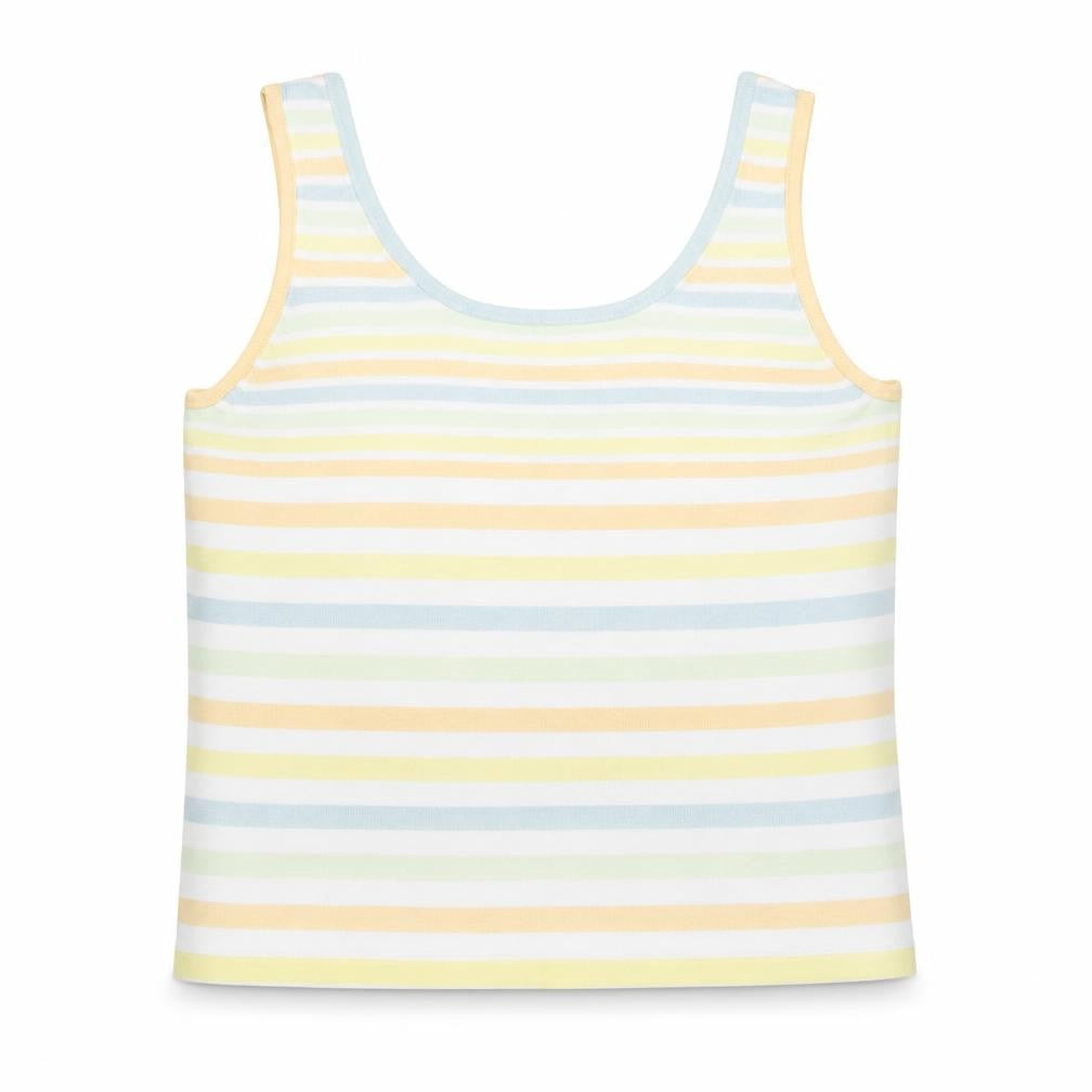 Front view of Principles Women's Multicoloured Striped Tank Top, size 14