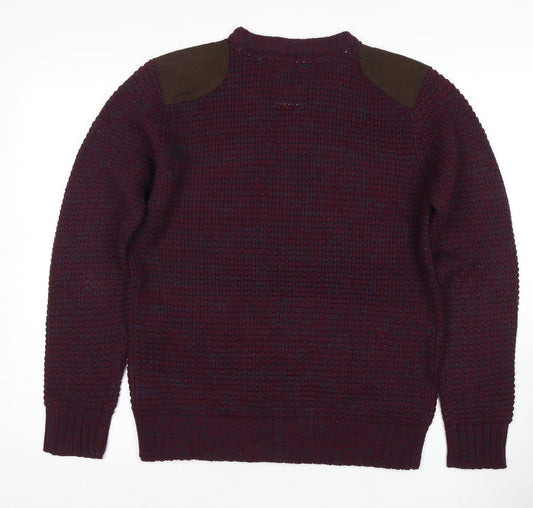 Brave Soul Men's Multicoloured S Pullover Jumper