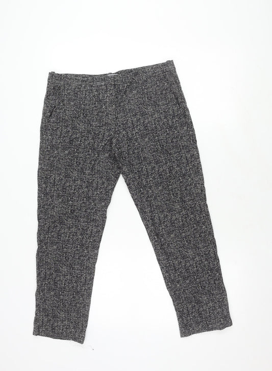 Jigsaw Women's Black Trouser, Size 10, Autumn/Winter Wear