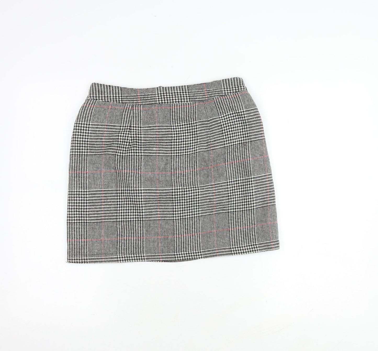 Topshop Women's Multicoloured Check Skirt Size 10