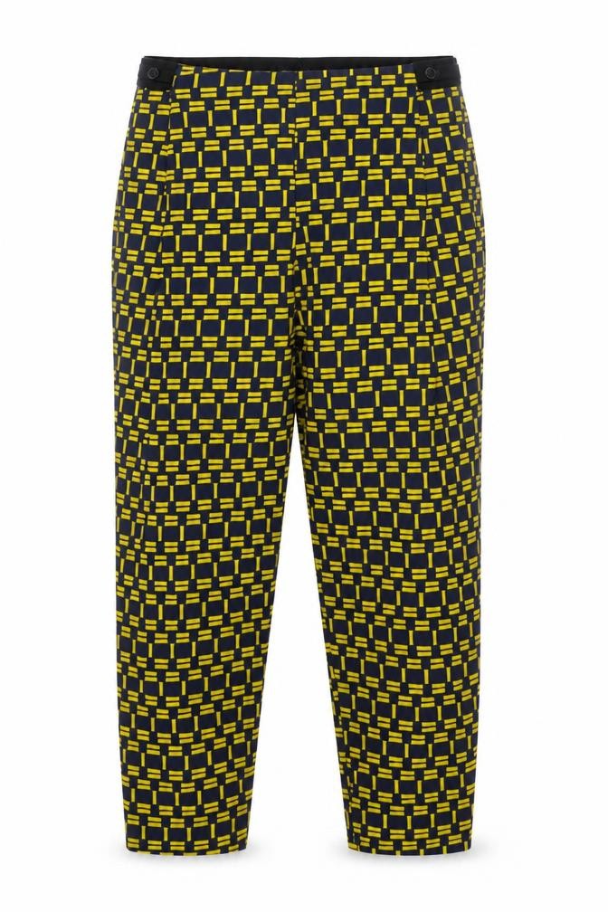 Zara Basic Women's Multicoloured Geometric Trousers XS