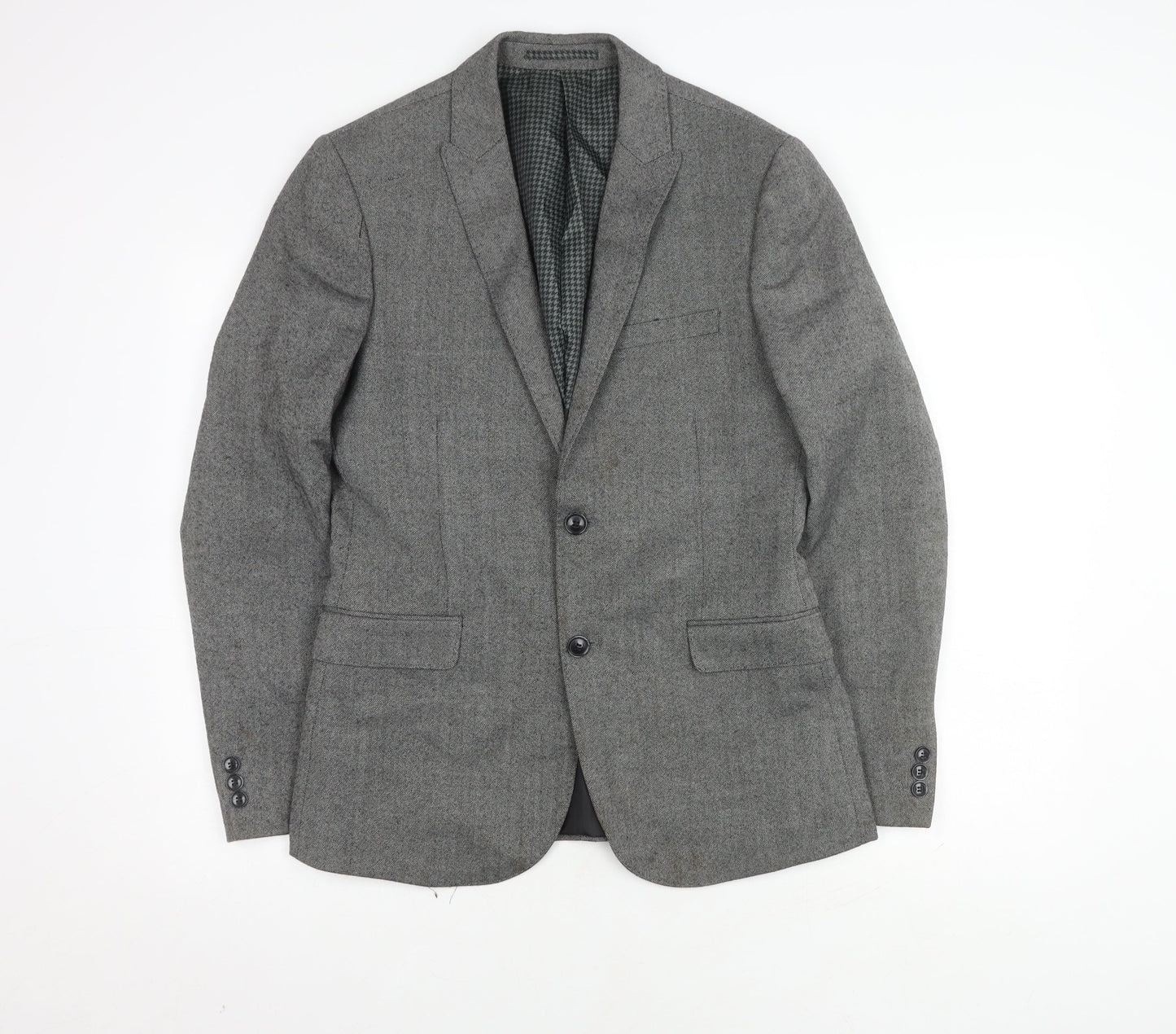 Marks and Spencer Grey Men's Blazer, Size 38 Regular Fit