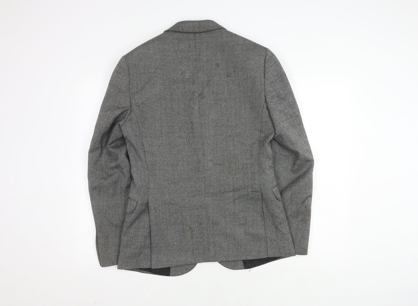 Marks and Spencer Grey Men's Blazer, Size 38 Regular Fit