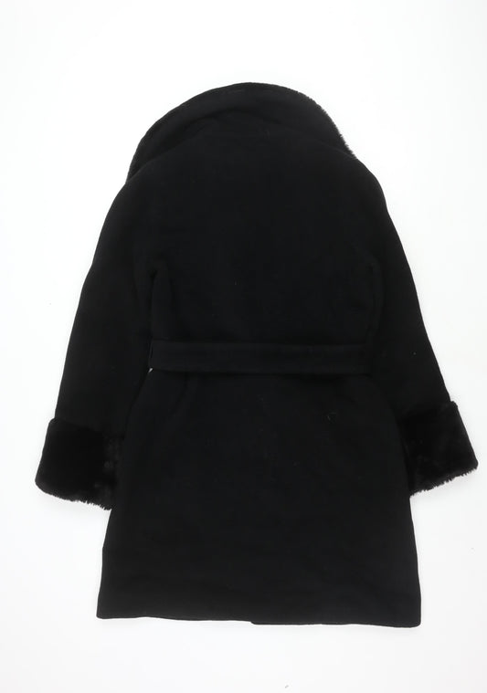 Fenn Wright Manson Women's Black Wool Blend Belted Coat