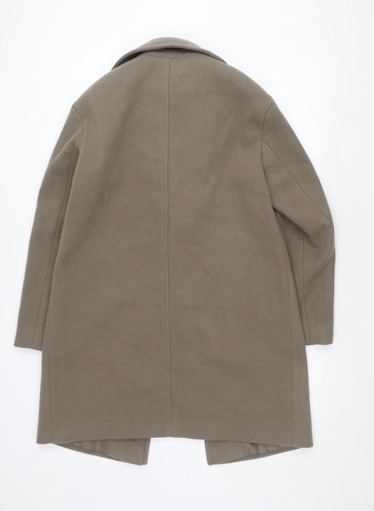 Marks and Spencer Grey Coat - Women's Size 10