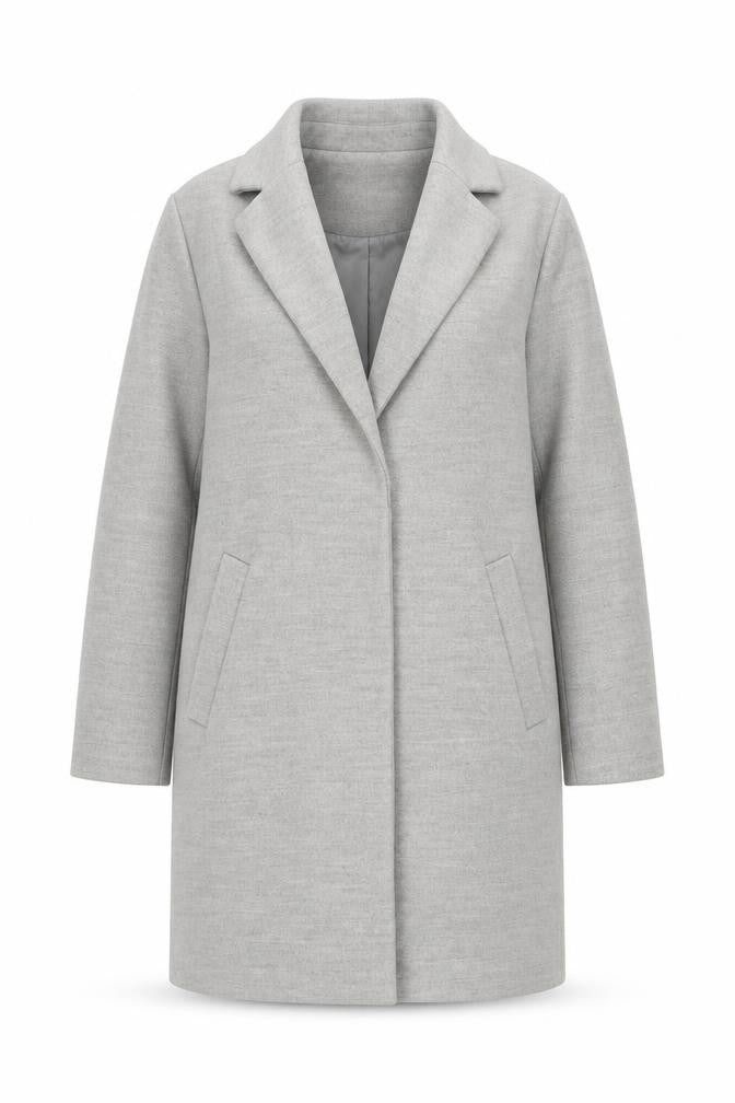 New Look Women's Grey Jacket, Size 12, Autumn/Winter Essential
