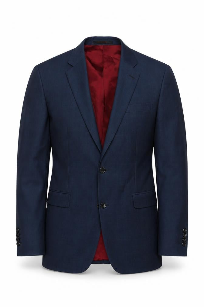 Chester Barrie Men's Blue Blazer 40R Wool Formal Jacket