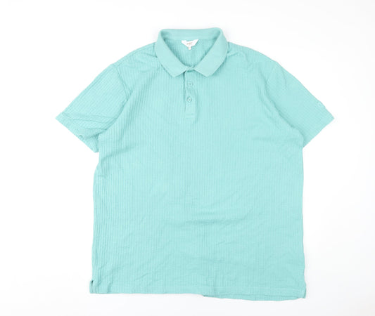 Cotton Traders Men's Green 2XL Polo Shirt