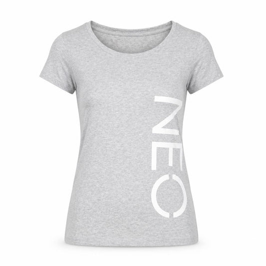 Womens UK Size S adidas Grey Cotton Blend T-Shirt