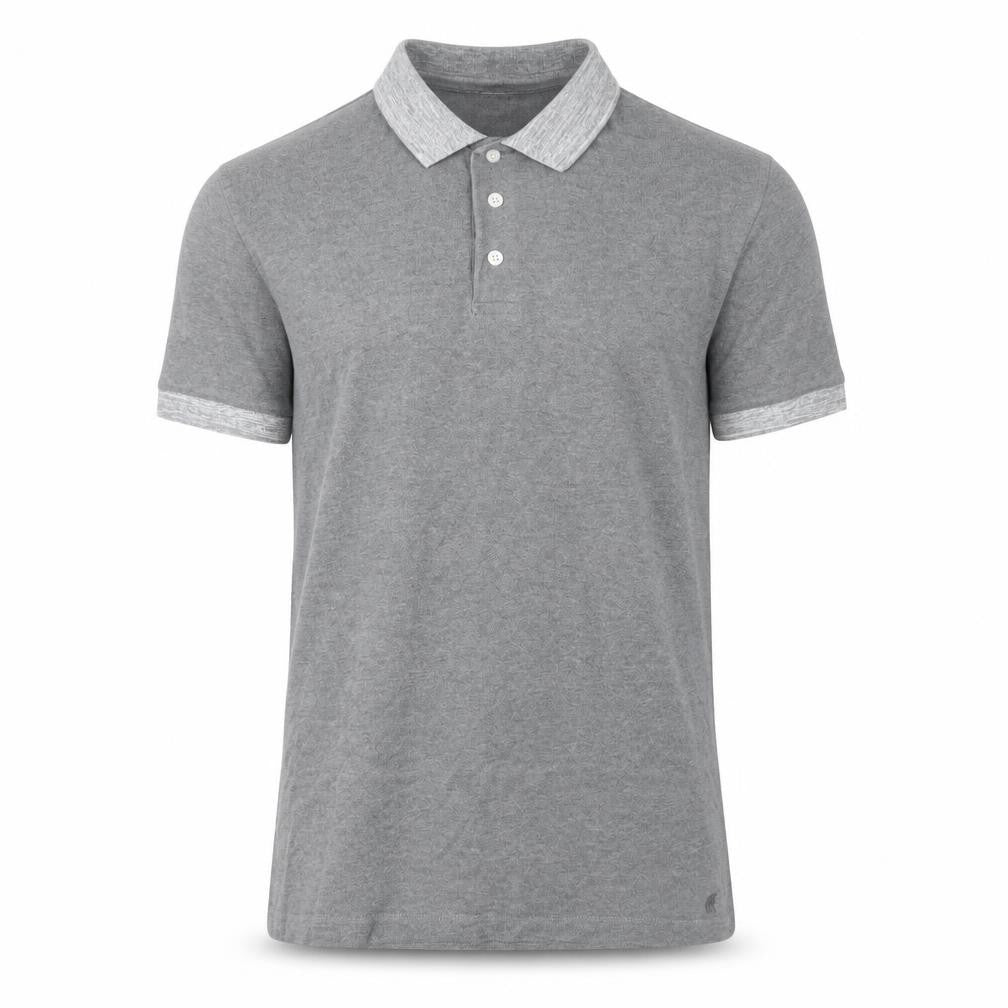 French Connection Men's Grey XS Short Sleeve Polo