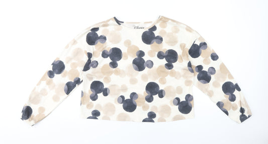 Disney Women's Multicoloured XS Crew Neck Top