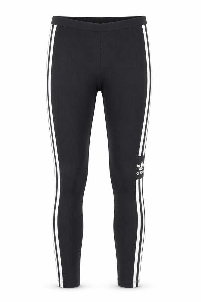 Adidas Women's Black Ankle Leggings Size 8 with Side Stripe