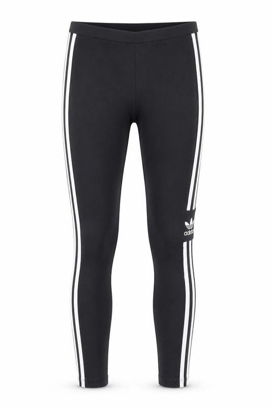 Adidas Women's Black Ankle Leggings Size 8 with Side Stripe