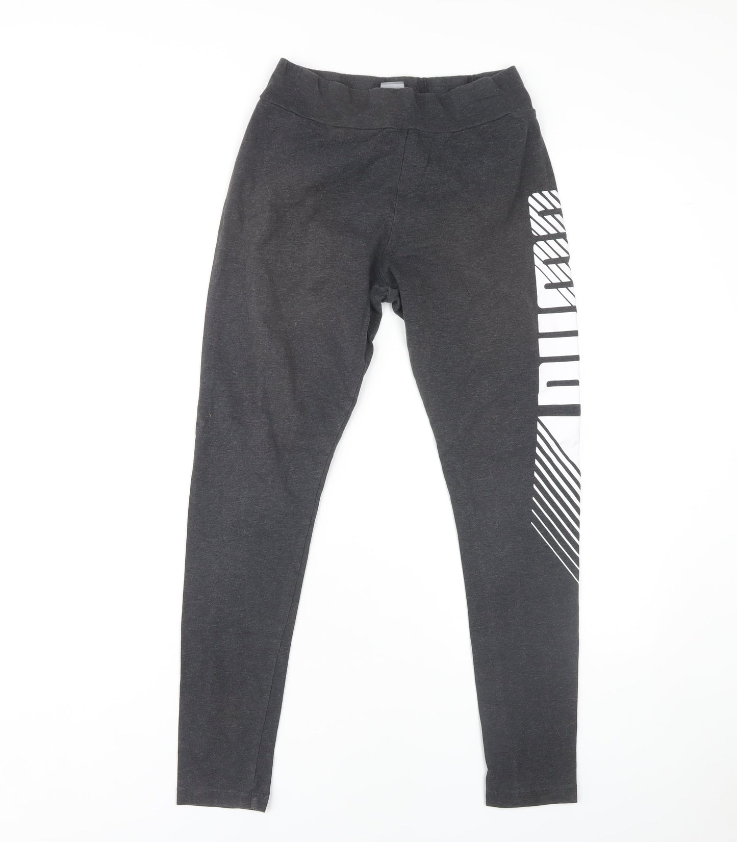 Puma Women's Grey Ankle Leggings M - Activewear Casual