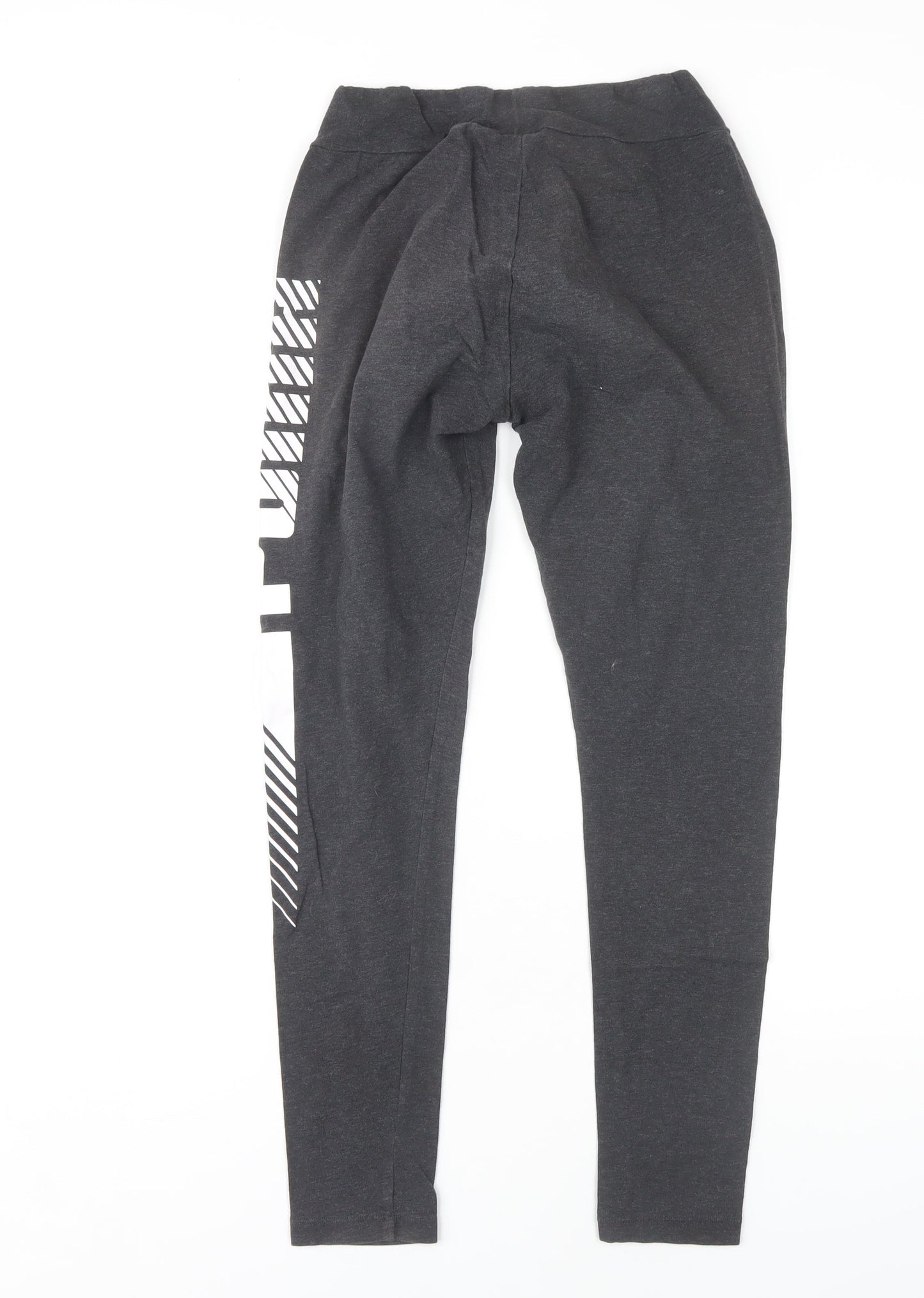Puma Women's Grey Ankle Leggings M - Activewear Casual