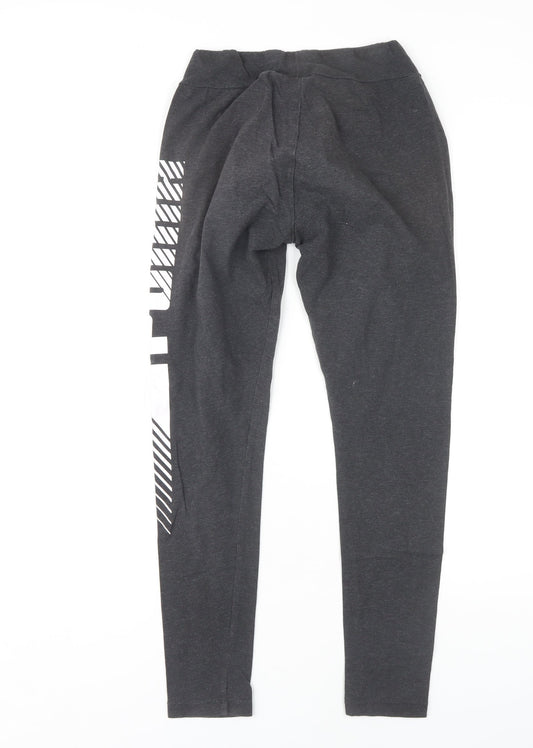 Puma Women's Grey Ankle Leggings M - Activewear Casual