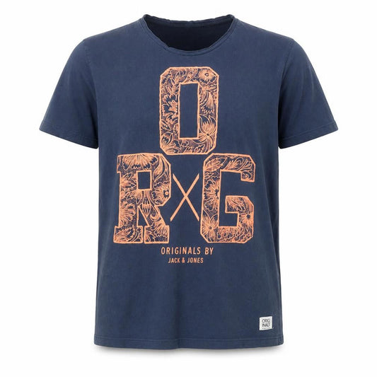 Mens UK Size M JACK & JONES Blue  Cotton T-Shirt