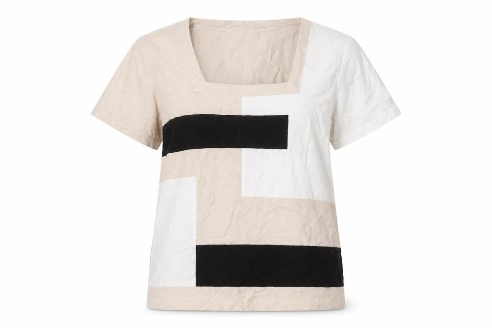 Country Casuals Women's Beige Geometric Knit Jumper L