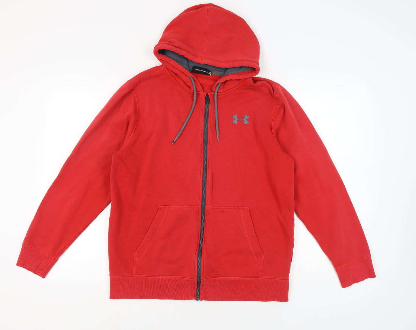 Under Armour Men's Red Full Zip Hoodie M