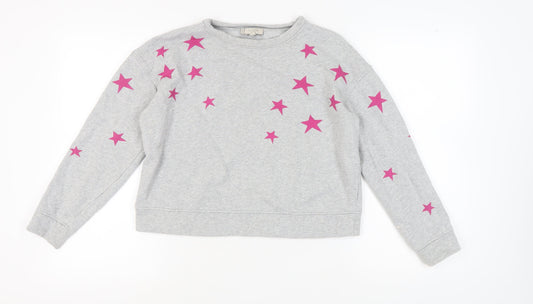 Hobbs Women's Grey Star Sweatshirt - Size S