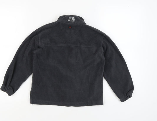 Karrimor Boys Black Fleece Jacket 13 Years