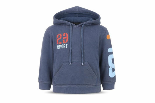 Fila Boys Blue Pullover Hoodie - Size 4