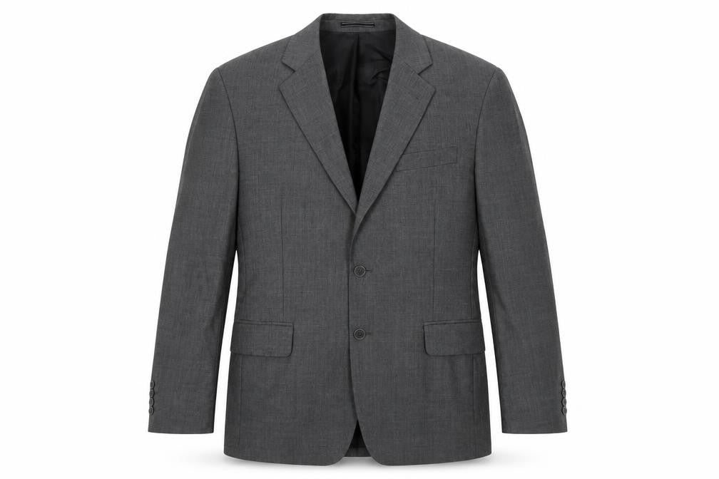 Mens 40 Chest Regular Austin Reed Grey Two-Button Blazer