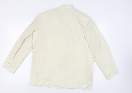 Alexon Women’s Ivory Double-Breasted Blazer, Size 16