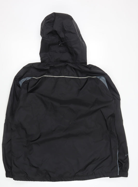 Peter Storm Men's XL Black Hooded Waterproof Jacket
