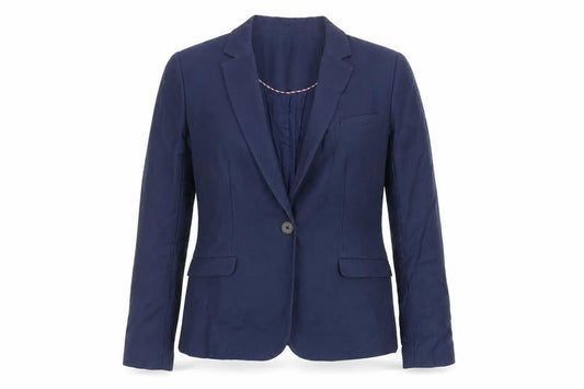 Jack Wills Women's Blue Blazer Size 8, Regular Fit