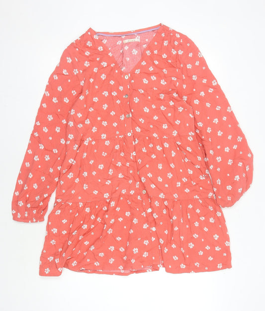 White Stuff Women’s Floral Red Dress Size 10