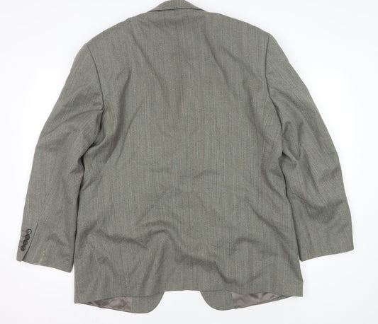 Savoy Taylors Guild Men's Grey Classic Blazer Jacket 42S