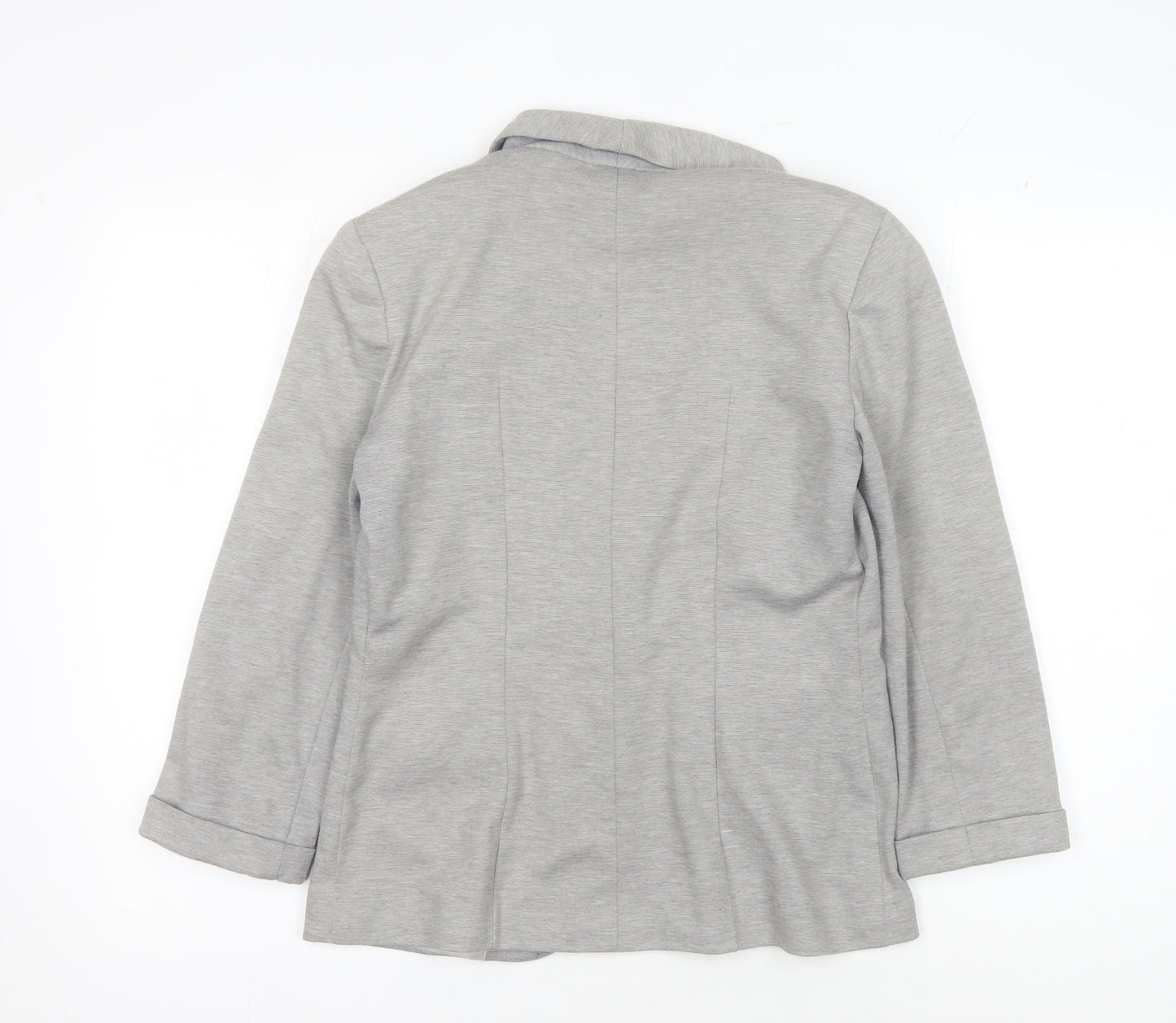 Miss Selfridge Women's Grey Blazer - Size 10