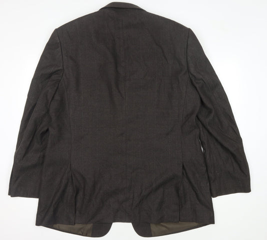 Marks and Spencer Men's Olive Blazer 46L Long Jacket
