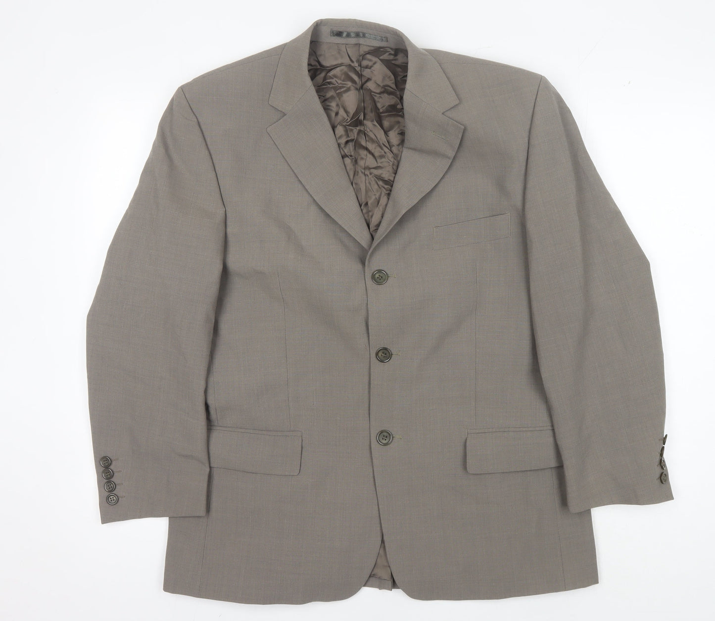 Moss Men's Brown Blazer Size 38 Short Business Jacket