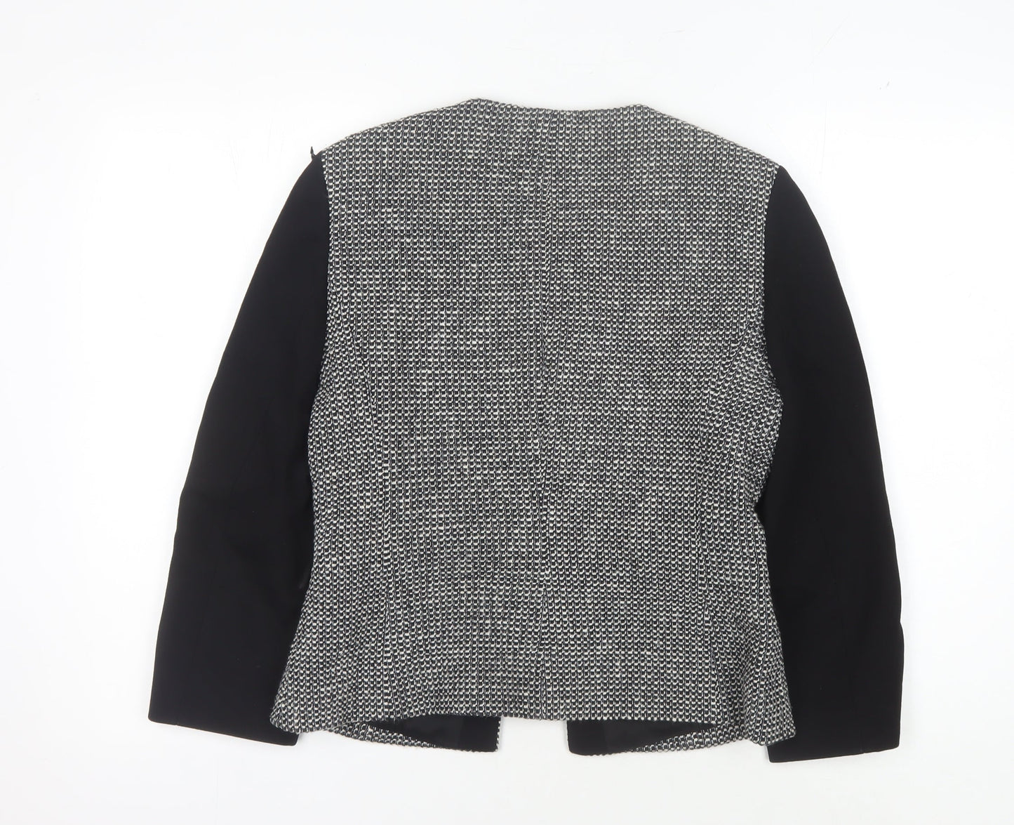 Karen Millen Women's Black Size 12 Slim Fit Jacket
