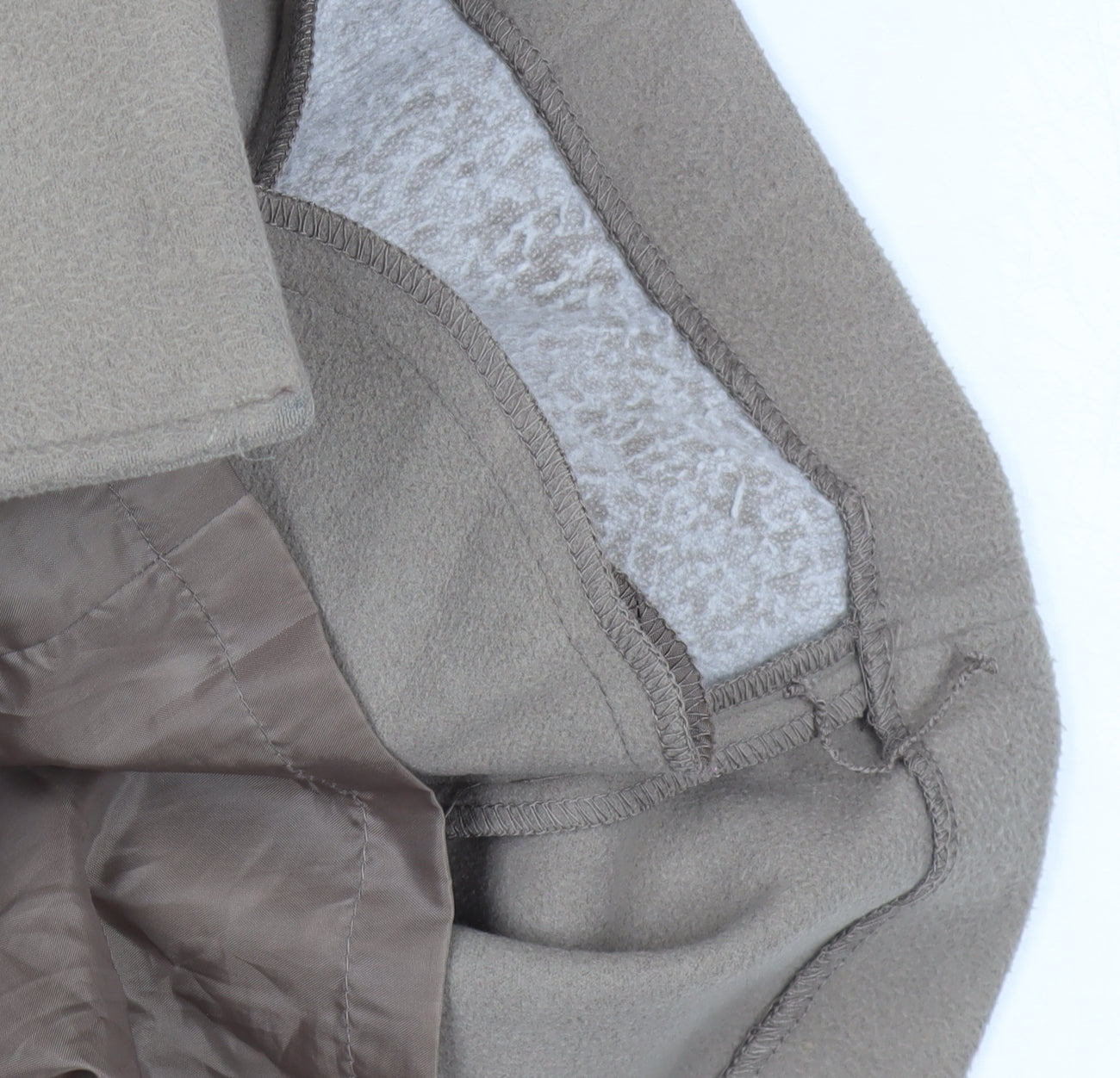 Mango Women's Beige Hooded Coat Size 6
