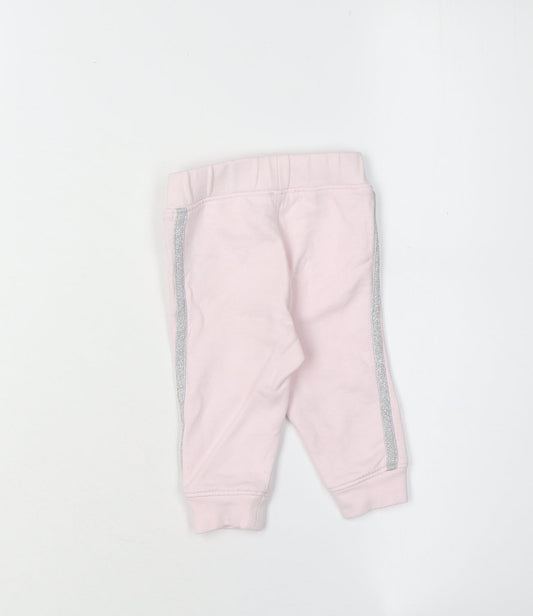 Hugo Boss Girls Pink Jogger Trousers 6 Months