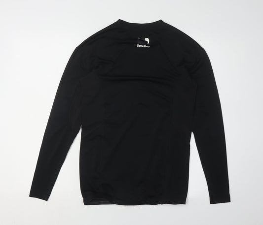 Sondico Men's Black Athletic Pullover Top L