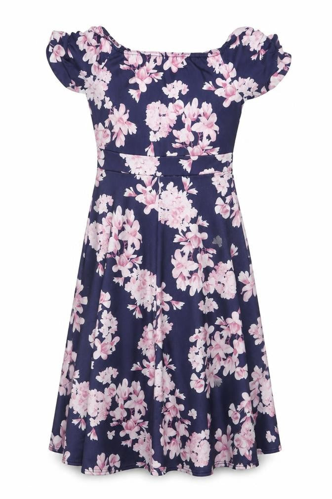 Quiz Women's Multicoloured Floral A-Line Dress