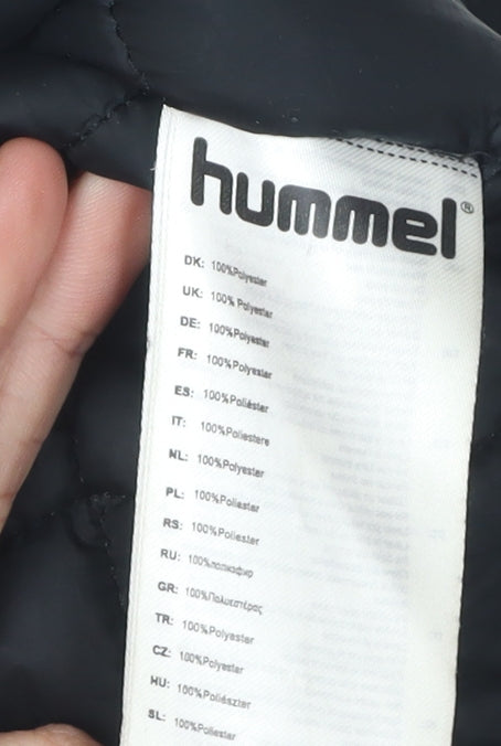 Hummel Men's Black Parka Jacket Medium Football