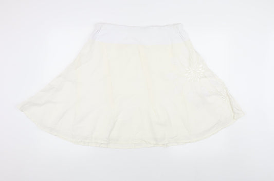 Animal Women's Ivory Flare Skirt Size 12